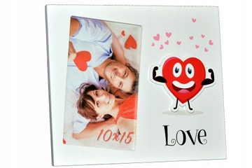Super Ramka Walentynki Love serce 10x15