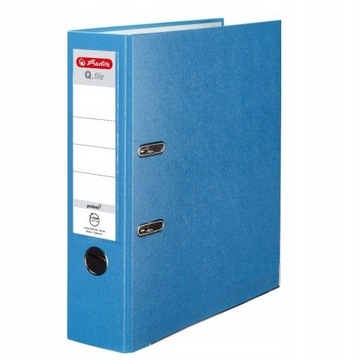 HERLITZ SEGREGATOR DOCISK DŹWIGNIOWY A4 8cm AQUA
