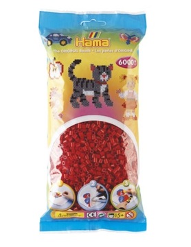 HAMA MIDI 20522 KORALIKI CIEMNOCZERWONE 6 TYS.
