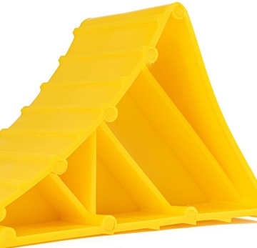 4x широкие упоры, фиксирующиеся под колесом автомобильного прицепа, прочные и стабильные