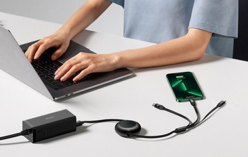 ТЕЛЕФОННЫЙ КАБЕЛЬ BASEUS USB TYPE C 3IN1 MICRO USB LIGHTNING QC 100 Вт 1,1 М
