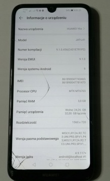 Материнская плата Huawei Y6s JAT-L41 3/32 ГБ 100% работоспособна