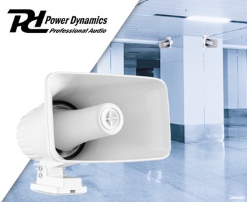 Внешний рупорный динамик 8 Ом 30 Вт белый PD