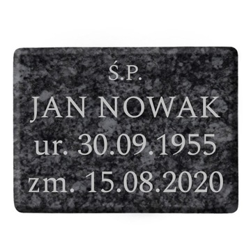 Могильная доска, могильная доска с фотографией, прямоугольник 13х18 см.