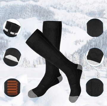 Тепловые электрические зимние носки с подогревом