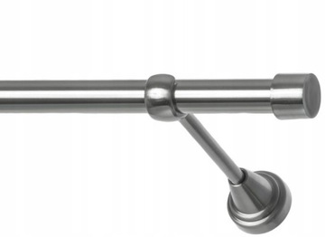 Karnisz metalowy SOL pojedynczy fi 19 mm 280 cm - 5 KOLORÓW