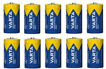 10x LR14 BATERIE VARTA INDUSTRIAL R14 C BATERIA 06-2032 Made in GERMANY