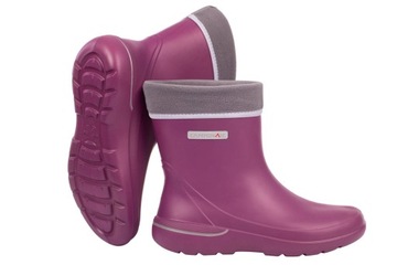 Утепленные резиновые сапоги из пены EVA Camminare Violet 39