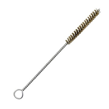 Szczotka do czyszczenia rur z włosiem miedzianym, szczotka druciana metalowa, elastyczna, 20 cm x 1,8 cm