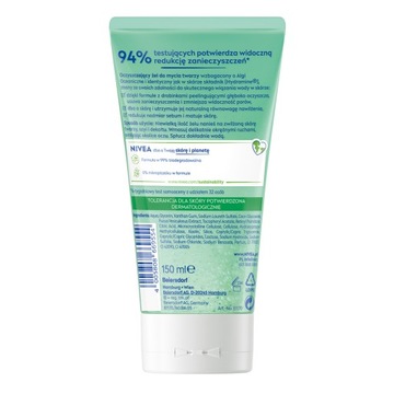 NIVEA Żel do mycia twarzy z algami - cera tłusta i mieszana 150ml