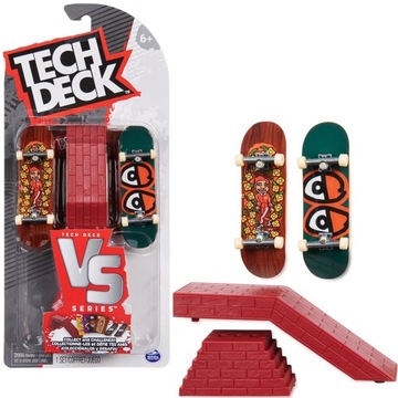 TECH DECK KROOKED VS SERIES 2 DESKOROLKI FINGERBOARD + SCHODY