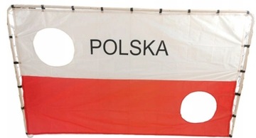 MATA CELNOŚCI DLA BRAMKI 240CM x 150CM FLAGA POLSKA COIL