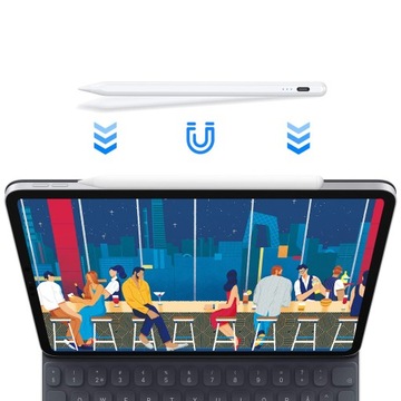 ШАРИКОВАЯ СТИЛУС СО СВЕТОДИОДНЫМ МАГНИТОМ ДЛЯ ЭКРАНА APPLE IPAD