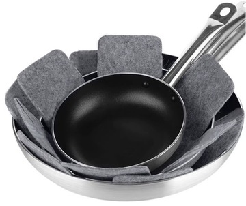 SEPARATORY PRZEKŁADKI FILCOWE DO PATELNI GARNKÓW PODKŁADKA - ZESTAW 6 Sztuk