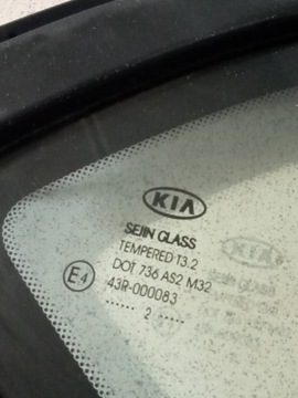 KIA CEED II 12-16 SKLO (OKNO) KAROSERIE LEVÝ PRAVÁ ZADNÍ