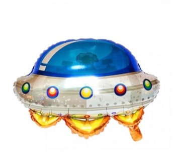 Balon foliowy Statek UFO Kosmos Urodziny Kosmiczny