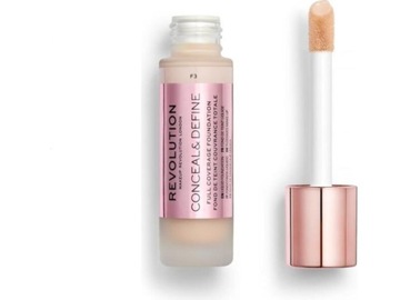 REVOLUTION Conceal & Define Foundation F3 Podkład kryjący 23ml