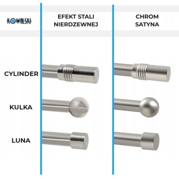 Карниз металлический одинарный 16 мм 180 см на колесиках