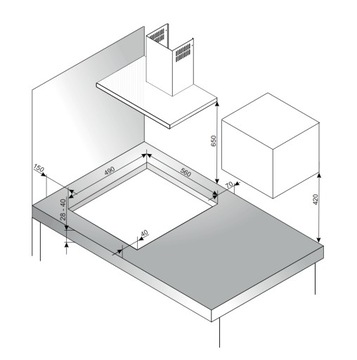 Комплект AMICA ES37517+AMGB20E2GB+PGCD6121ApFB+OMP6554BG