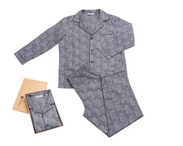 Klasyczna piżama męska RE-910 100% bawełna C2- 3XL