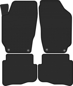 SEAT IBIZA III 3 (02-08) gumowe dywaniki + STOPERY