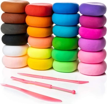 ПЕННЫЙ Пластилин КОНДИТЕРСКАЯ ГЛИНА XXXL 45 шт.