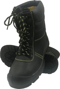 Buty kozaki wojskowe wysokie skórzane z noskiem 39