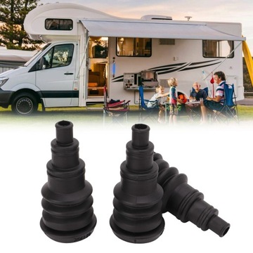 3 шт., защитные рукава для ботинок брандмауэра, черная резина, универсальная, до 3/8