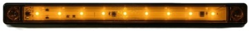 Licht pozycyjna obrysowa LED obrysowka podluzna 25cm pomaranczowa 12V 24V | thumb 10