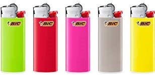 5x Zapalniczka Krzesiwo BIC J25 Mini Mix