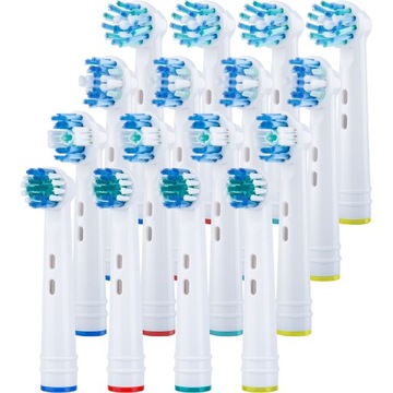 KOŃCÓWKI DO SZCZOTECZKI ELEKTRYCZNEJ ORAL-B 16 SZT