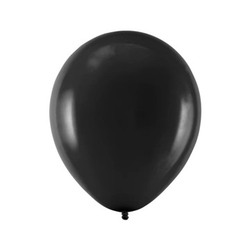Bukiet balonów czarne na urodziny duże 50 szt