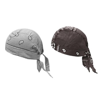 Czapki rowerowe Pirate Bandana Brązowe Jasnoszare