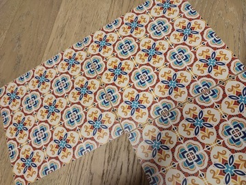 РАЗНОЦВЕТНАЯ ПЛИТКА AZULEJOS ПЛИТКА ПВХ 30x30 ВИНИЛ