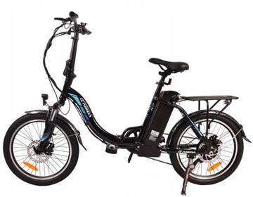 Мужской/женский складной электрический велосипед KAISDA K7 350 Вт, 13 Ач, 20 дюймов, APP city