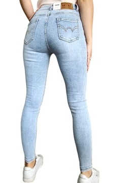 M. SARA life's jeansy spodnie damskie rurki skinny a'la levis S/27