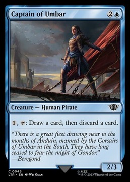MTG LTR #45 Captain of Umbar Foil