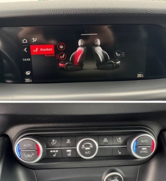 Alfa Romeo Stelvio SUV Facelifting 2.0 Turbo 280KM 2020 Alfa Romeo Stelvio VELOCE Q4 full opcja PISEMNA GWARANCJA w cenie Transp, zdjęcie 35