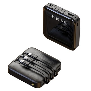 LED MINI POWERBANK 10000mah TYPE-C/IOS/ANDROID