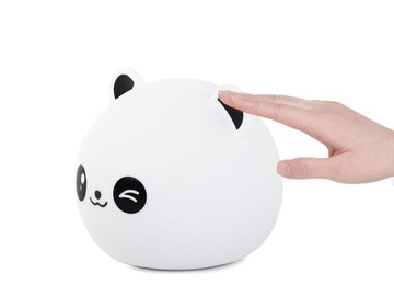СВЕТОДИОДНЫЙ НОЧНИК ДЛЯ ДЕТЕЙ RGB PANDA TOUCH