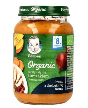 Gerber Bataty z dynią, kurczakiem i buraczkami