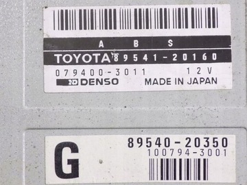 MODUL ŘÍZENÍ 1.8 TOYOTA CELICA VI 89541-20160