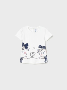 MAYORAL T-Shirt 1014 Granatowy