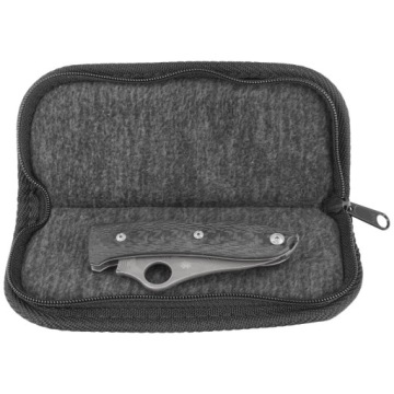 Складной нож Spyderco SpyOpera Carbon Fiber, Plain Thor Damascus