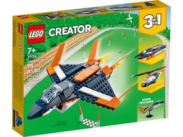 LEGO CREATOR 3IN1 31126 СВЕРХЗВУКОВОЙ РЕАКТИВНЫЙ РЕАКТИВ