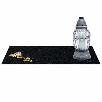 SZKLANA PODSTAWKA POD ZNICZE 60x20cm 491c