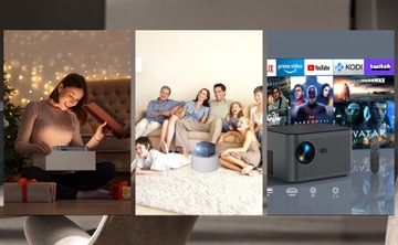 Проектор Hy350 Android 11 Real 4K 1920*1080P Wifi6 Allwinner H713 32G