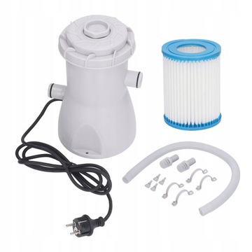 POMPA FILTRUJĄCA PIASKOWA BASENOWA FILTR DO BASENU 30W 800GAL + FILTR