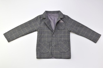СЕРЫЙ КОСТЮМ ДЛЯ МАЛЬЧИКА, ПИДЖАК, РУБАШКА, БРЮКИ, СВАДЕБНЫЙ БАНТ, Размер 5Л