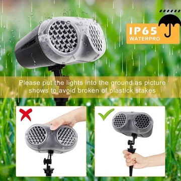 БИНОКУЛЯРНЫЙ ПРОЕКТОР СВЕТОДИОДНАЯ СНЕЖИНКА